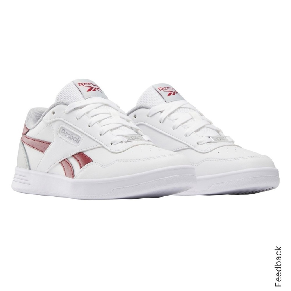 REEBOK Women's Court Advance Sneaker Pink White Size 9